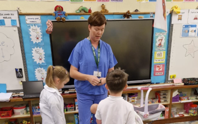 A visit from nurse Edel